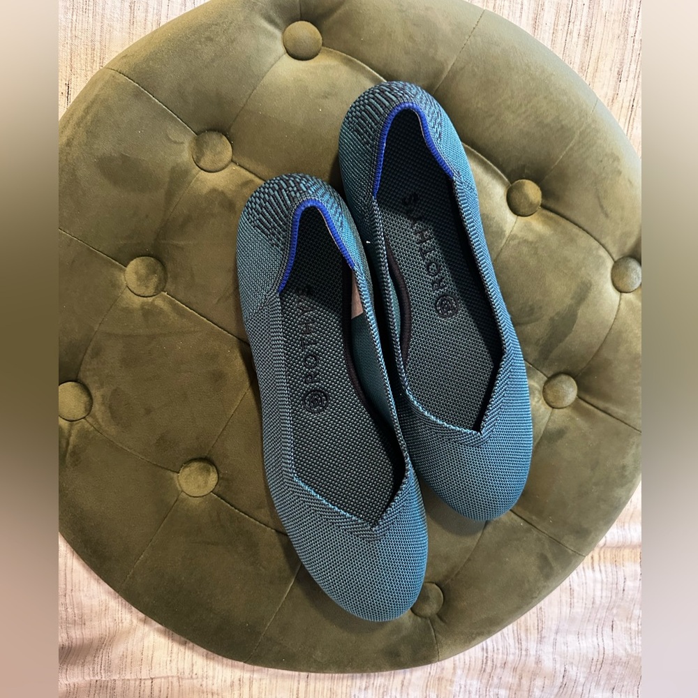 Rothy's 9 - Spruce Python Ballet Flats - Picture 3 of 5